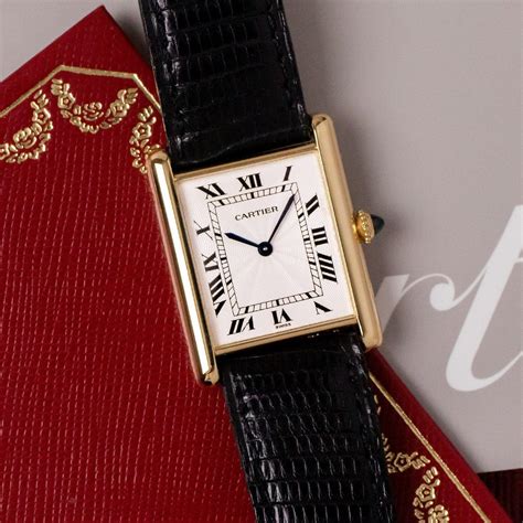 cartier tank second hand price|cartier tank watch value.